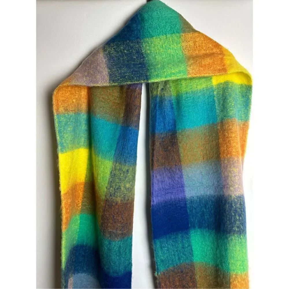 Multi color oversized scarf - Picture 3 of 8